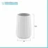 Portaspazzolini da appoggio bagno bianco Gedy serie Marika in ceramica