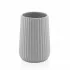 Portaspazzolini da appoggio bagno grigio Gedy serie Marika in ceramica