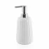 Dispenser sapone liquido bianco da appoggio Gedy serie Marika in ceramica
