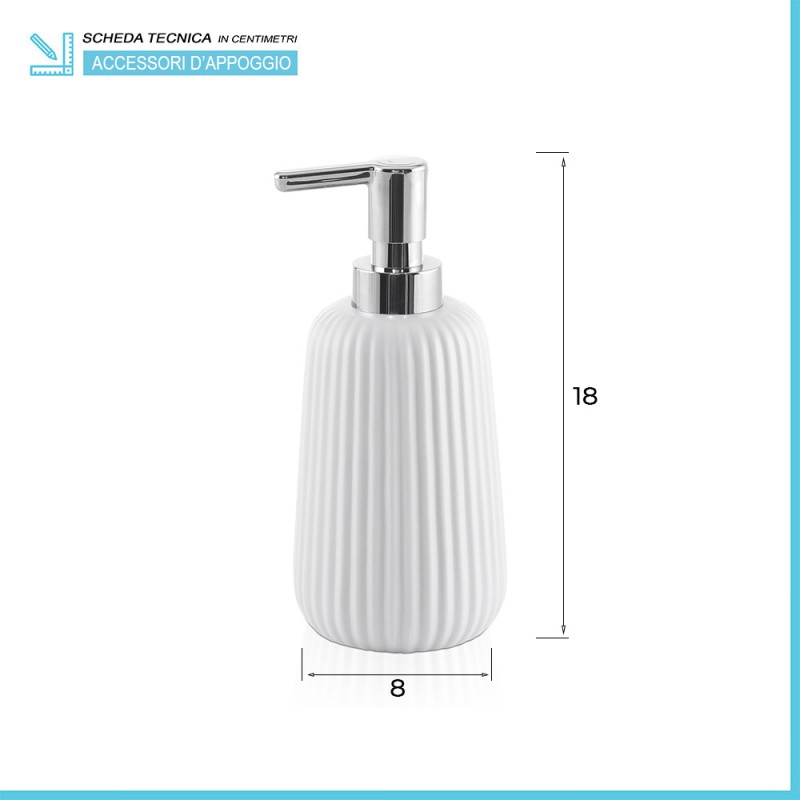 Gedy Dispenser Di Sapone Aries Grigio - acquista su