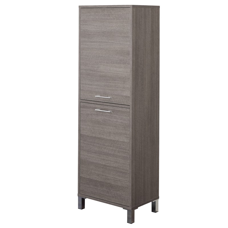 Colonna Portabiancheria L.53 Rovere Scuro con cesta inclusa feridras Colonna Portabiancheria L.53 Rovere Scuro con cesta inclusa