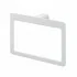 Portasalviette ad anello ottone bianco opaco Gedy serie Pirenei