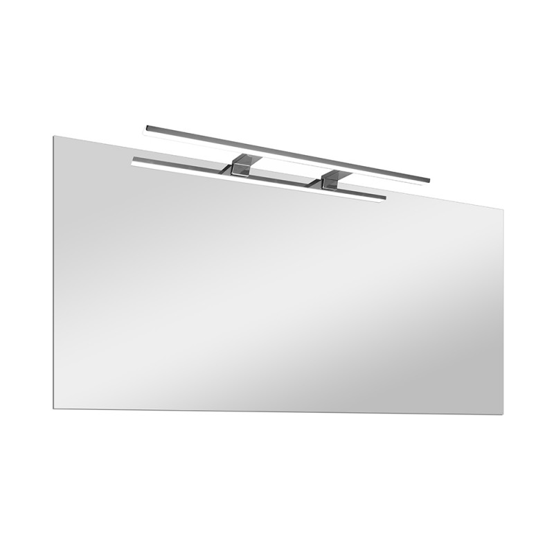 Specchio LED 100x70 cm reversibile con luce naturale 