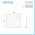 Specchio LED 100x70 cm reversibile con luce naturale 