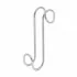 Appendino singolo in acciaio cromato per termoarredo e box doccia 