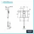 Sistema di scarico wc Grohe da incasso con placca cromata