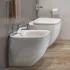 Sanitari filomuro rimless Rak Illusion con copriwater soft close