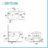 Sanitari filomuro rimless Rak Illusion con copriwater soft close