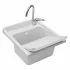 Asse lavapanni 41x35 cm in PVC per lavatoio in resina 50x50 cm