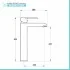 Set miscelatori lavabo e bidet cromati serie Dalila