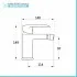 Set miscelatori lavabo e bidet cromati serie Dalila