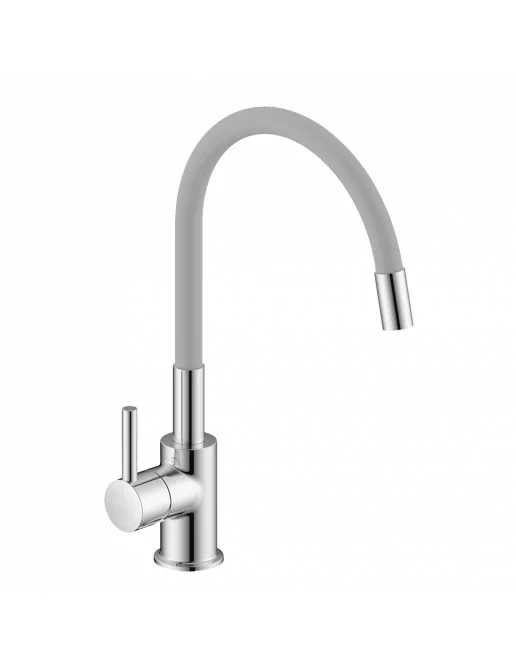 Rubinetto Lavello Monocomando Bath SN-0003 - Argento, Con Cartuccia Ceramica - Foto 7