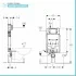 Geberit Combifix Sigma8 modulo con cassetta di scarico per installazione WC sospesi 