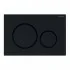 Geberit placca di comando Sigma 20 doppio tasto nero lucido/nero opaco