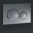 Geberit placca di comando Sigma 20 doppio tasto cromato opaco/lucido