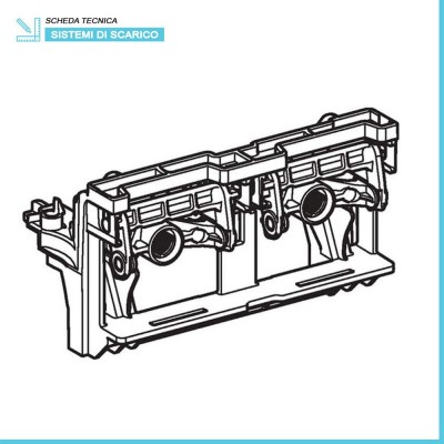 GEBERIT SUPPORTO TWICO PER SIGMA8 243.344.00.1 - IAM