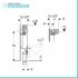 Geberit Combifix Omega modulo con cassetta di scarico per installazione WC sospesi 