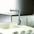 Rubinetto cucina e lavanderia Paffoni Sly con doccetta estraibile in ottone cromo