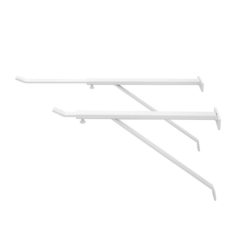 Staffe per pilozzo sospeso regolabili 28-46 cm in acciaio