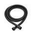 Set doccia tondo nero opaco completo di soffione 20 cm e set doccetta