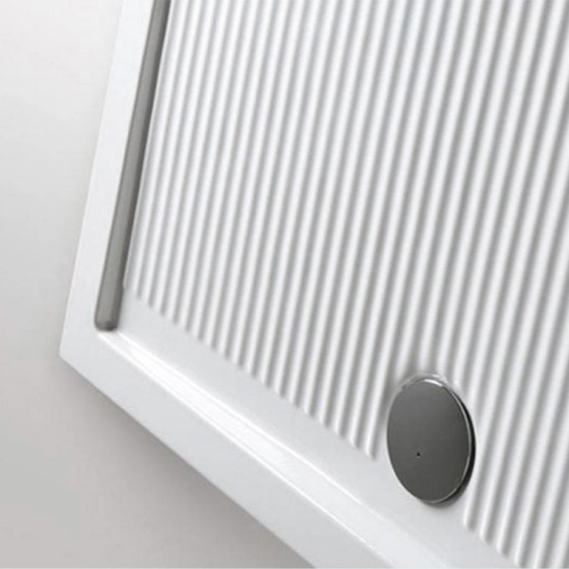 Piastrelle Mosaico Ceramica Bianca Antiscivolo Per Cucina E Bagno - 30x30 Cm