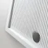 Piatto doccia 80x100 H 6.5 rettangolare in ceramica bianca con antiscivolo Ferdy