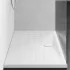 Piatto doccia 70x120 H 4 rettangolare in ceramica bianca con antiscivolo Cube