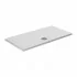 Piatto doccia 70x140 H 4 rettangolare in ceramica bianca con antiscivolo Cube