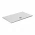 Piatto doccia 80x140 H 4 rettangolare in ceramica bianca con antiscivolo Cube