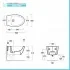 Sanitari sospesi Rimless Simas LFT Spazio con copriwater soft close incluso