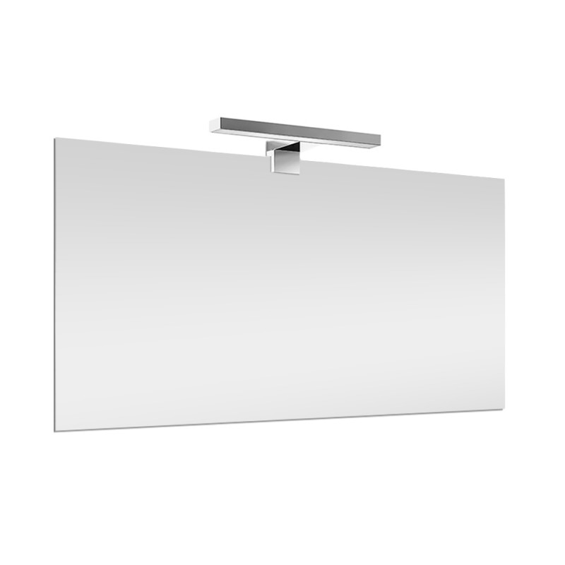Specchio bagno 70x105 cm reversibile con luce LED naturale 
