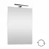 Specchio bagno 70x105 cm reversibile con luce LED naturale 