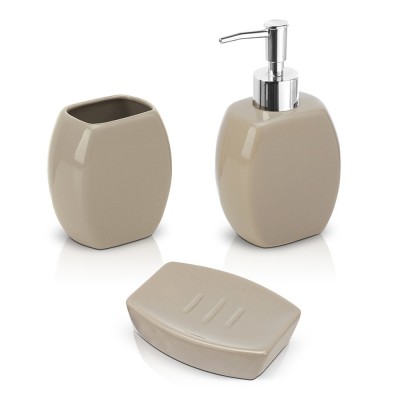 Set 3 accessori bagno da...