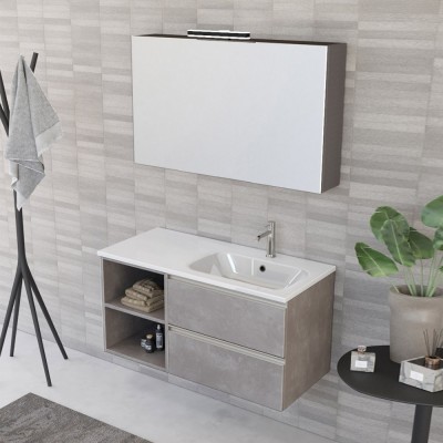 Mobile bagno sospeso 100 cm...