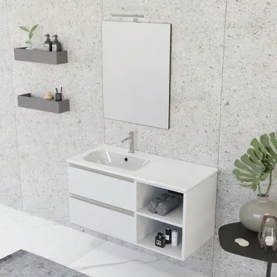 Mobile bagno sospeso 100 cm...