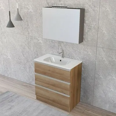 Mobile bagno a terra 80 cm...