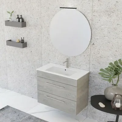 Mobile bagno sospeso 80 cm...