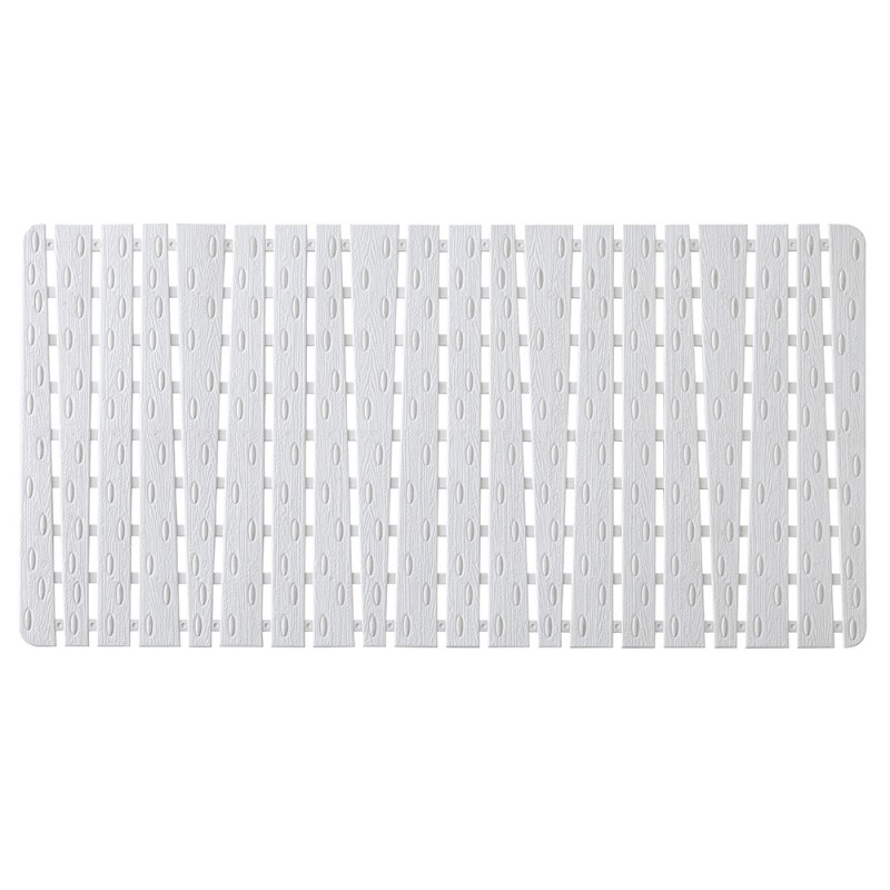 tappeto doccia antiscivolo bianco Tappeto Doccia Antiscivolo 40 x 80 in Plastica Bianco