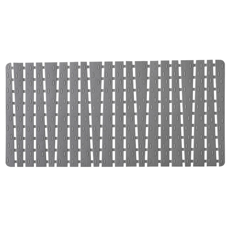 tappeto antiscivolo rettangolare grigio Tappetino Antiscivolo per Doccia o Vasca 40 x 80 in Plastica