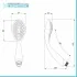 Doccetta monogetto in abs cromato anticalcare