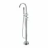 Rubinetto vasca a pavimento freestanding cromato 