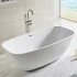 Rubinetto vasca a pavimento freestanding cromato 
