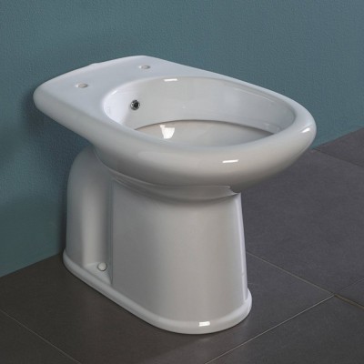 Water bidet combinato in ceramica con scarico a parete H 40 cm