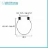 Sedile wc originale per water bidet combinato per disabili e anziani