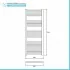 Termoarredo bagno scaldasalviette 55x120 cromo curvo interasse 50 cm