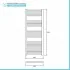 Termoarredo bagno scaldasalviette 45x120 cromo curvo interasse 40 cm