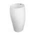 Lavabo da terra freestanding Cloud bianco opaco in ceramica