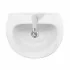 Lavabo sospeso 45x37 salvaspazio bianco in ceramica