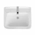 Lavabo sospeso 45x35 salvaspazio bianco in ceramica