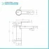 Set miscelatori lavabo bidet vasca con duplex Iole in ottone cromato